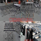 Portable Folding Stainless Steel Luggage Rack Space Saving Suitcase Stand for Hotels & Homes