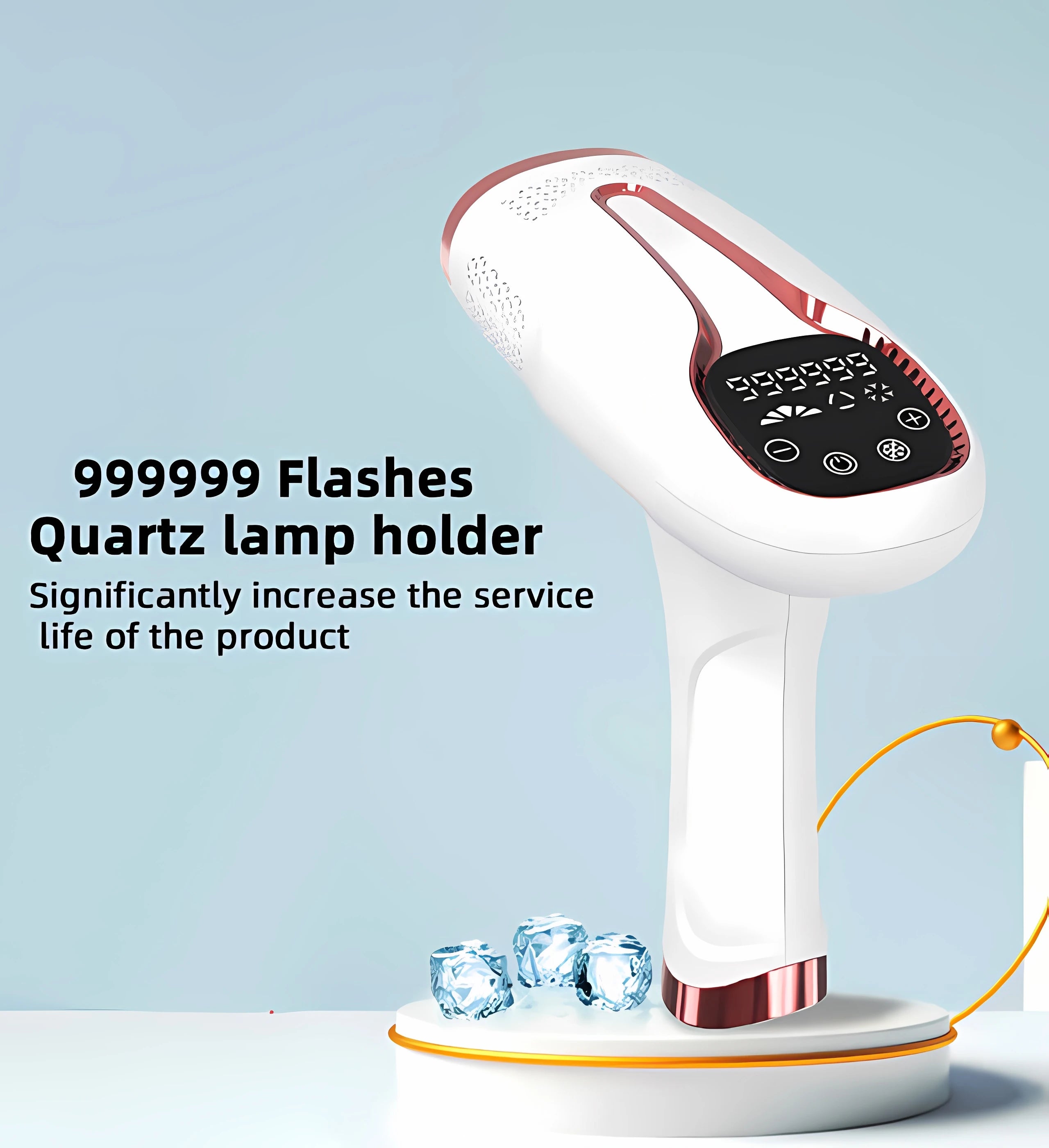 IPL Hair Remover 999999 Flashes, 5 Modes + Trimmer Home Use AU Plug System