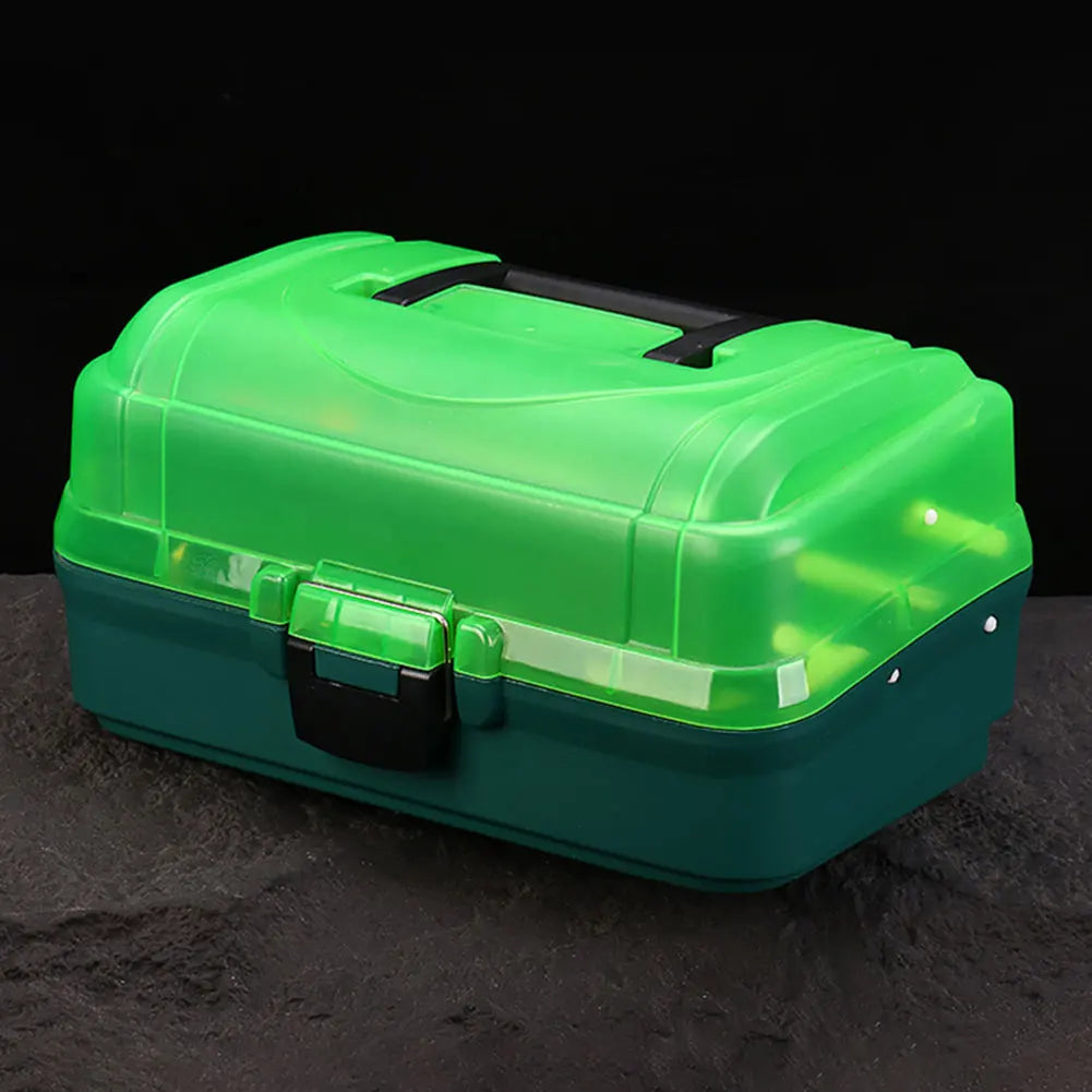 Outdoor Fishing Gear Set with Box and 134 Pieces