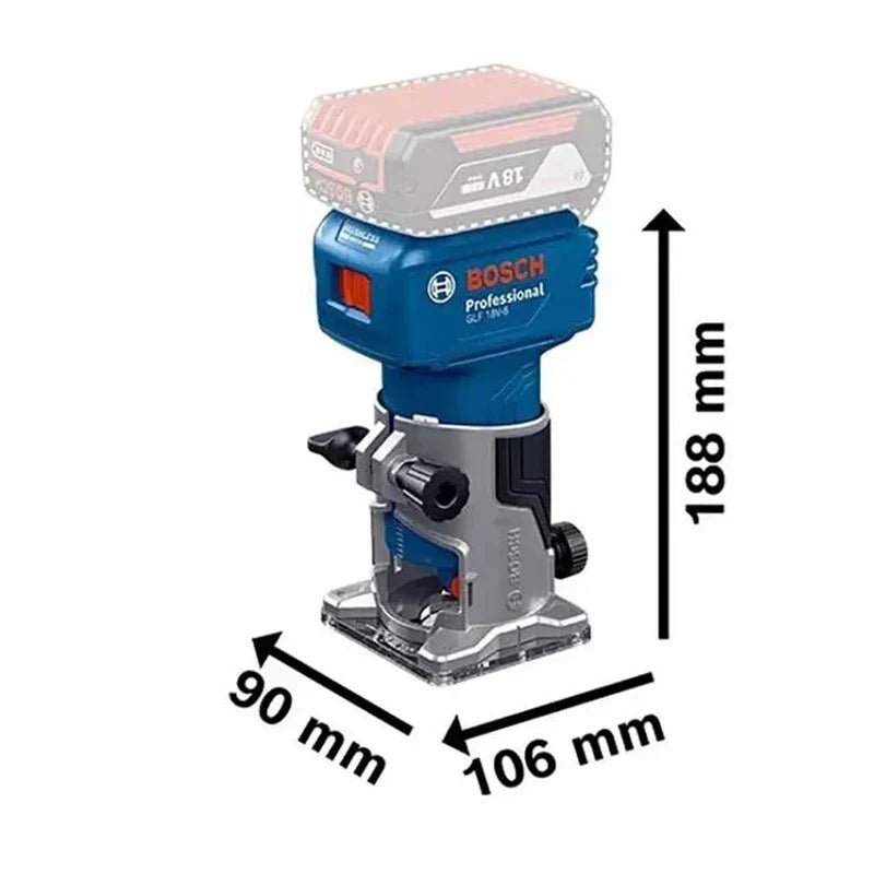 18V Cordless Brushless Wood Router with LED & Depth Control GLF18V-8