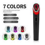 7-Color LED Facial Massager with EMS Microcurrent & Skin Rejuvenation – Rechargeable, Home Use