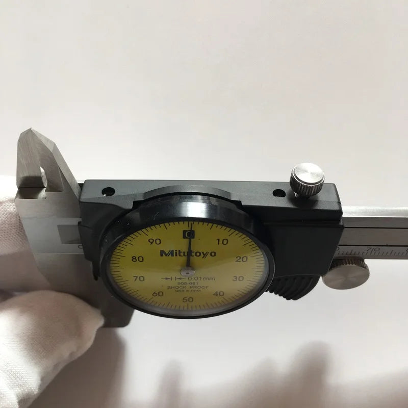 0–200mm Dial Vernier Caliper with 0.01mm Accuracy – Stainless Steel Precision Measuring Tool