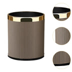 Modern Metal Trash Can – Lightweight, Open Top Waste Bin for Home & Office Gray