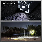 Waterproof Outdoor Lantern with Power Bank and Brightness Control