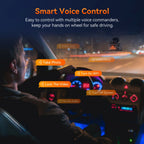 2.7K Dash Camera with Voice Control & Parking Mode