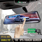 10" Touchscreen 1080p Dash Cam with Front & Rear Recording