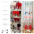 Metal Retail Display Rack, Spinning 6-Layer Stand for Accessories
