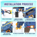 Electric Water Blaster with Large Tank Powerful Rechargeable Squirt Gun for Outdoor Pool Fun