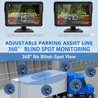 10.1” 6-Channel Vehicle Camera Monitor System with Backup