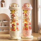 142cm Kids Toy Storage Barrel with Light & Zipper Lid