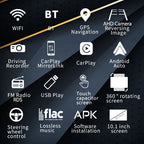 10.1" Android Car Stereo with Wireless Car Play & GPS