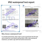Outdoor Waterproof Smart Door Lock with Face & Fingerprint