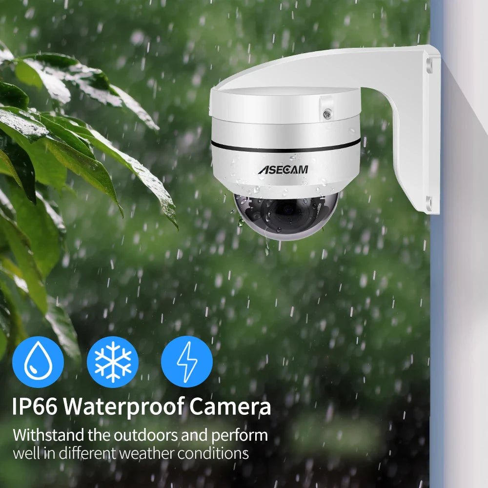 4K Outdoor PTZ IP Camera with 5X Zoom and Auto Tracking 8MP PTZ Camera