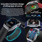 2.06" AMOLED Smartwatch with ECG, Heart Rate & BP Monitor