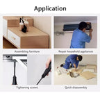Multifunction 300W Electric Impact Screwdriver – 98Nm Torque for Home DIY
