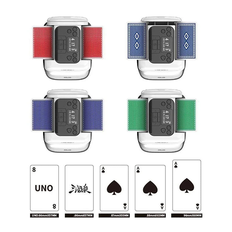 Automatic Playing Card Shuffler and Dealer for Home Games