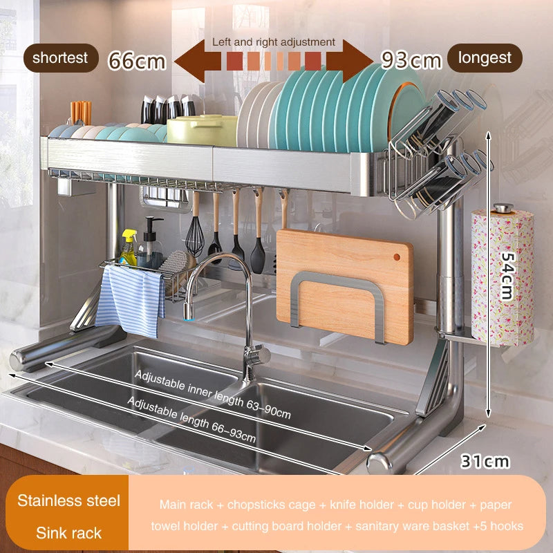 Stainless Steel Kitchen Sink Rack