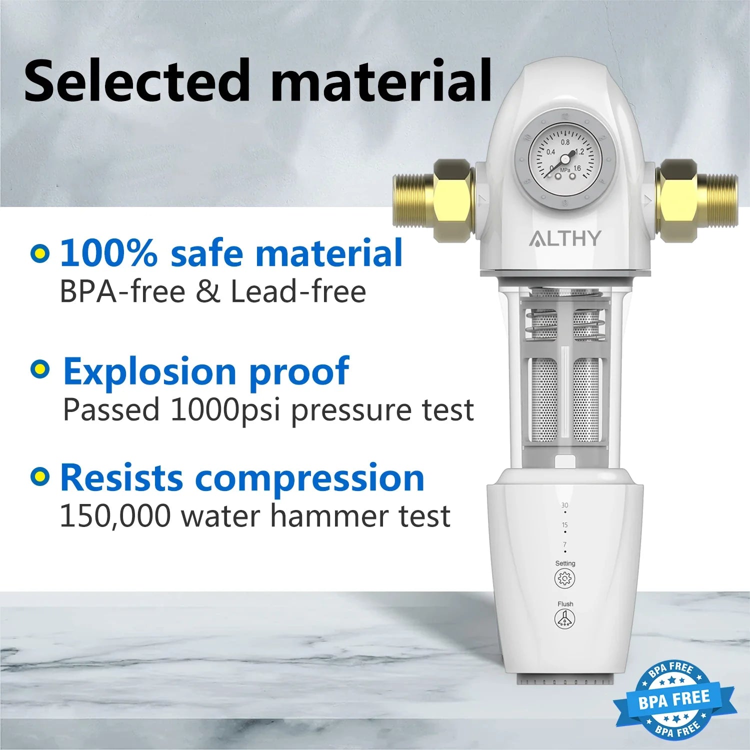 Full-Automatic Backwash Pre-Filter for Home Water System 5,000L/h