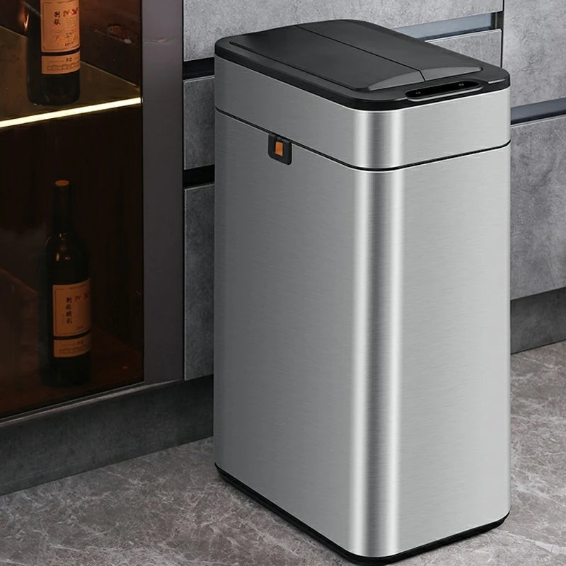 Smart Touchless Kitchen Rubbish Bin with Auto Sensor Lid