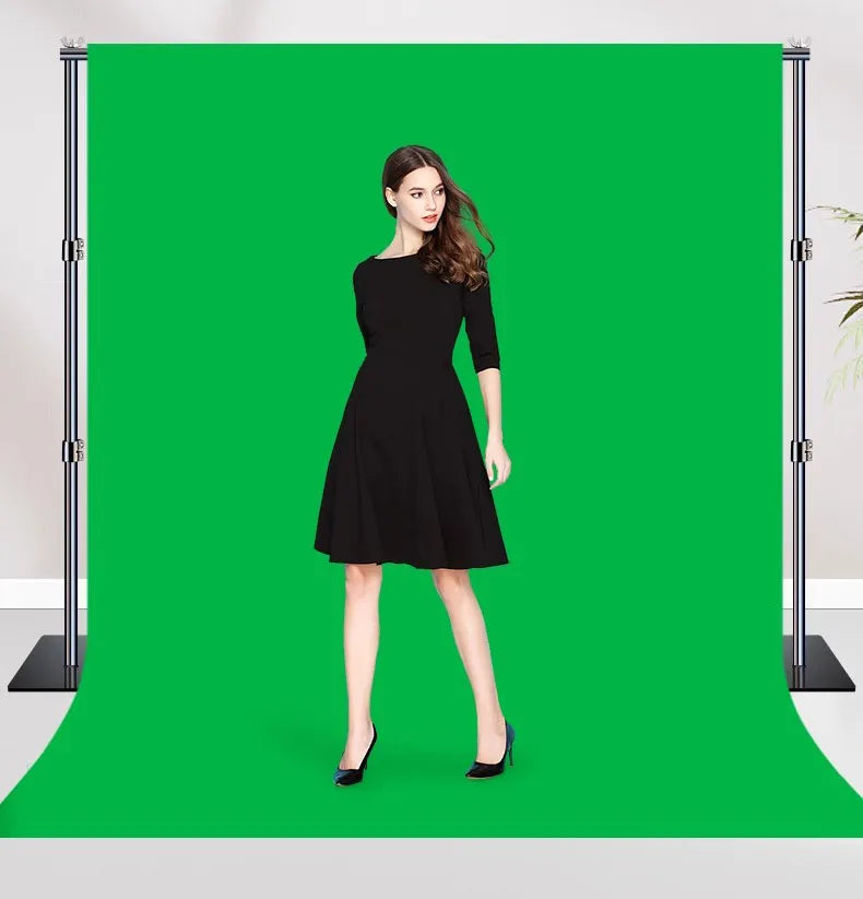 2.1x2.1m Adjustable Photography Backdrop Stand with Clips