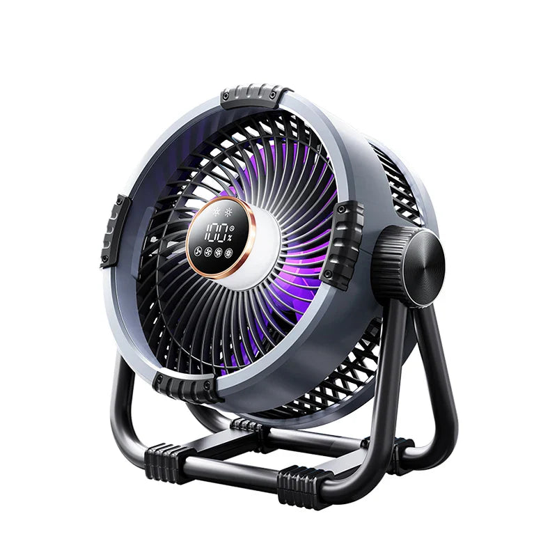 Wireless Outdoor Tent Fan 4-Speed with Remote Control