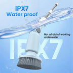 Rechargeable 8-in-1 Cordless Rotating Cleaning Brush for Home & Kitchen
