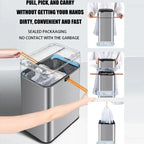 Smart Touchless Kitchen Rubbish Bin with Auto Sensor Lid