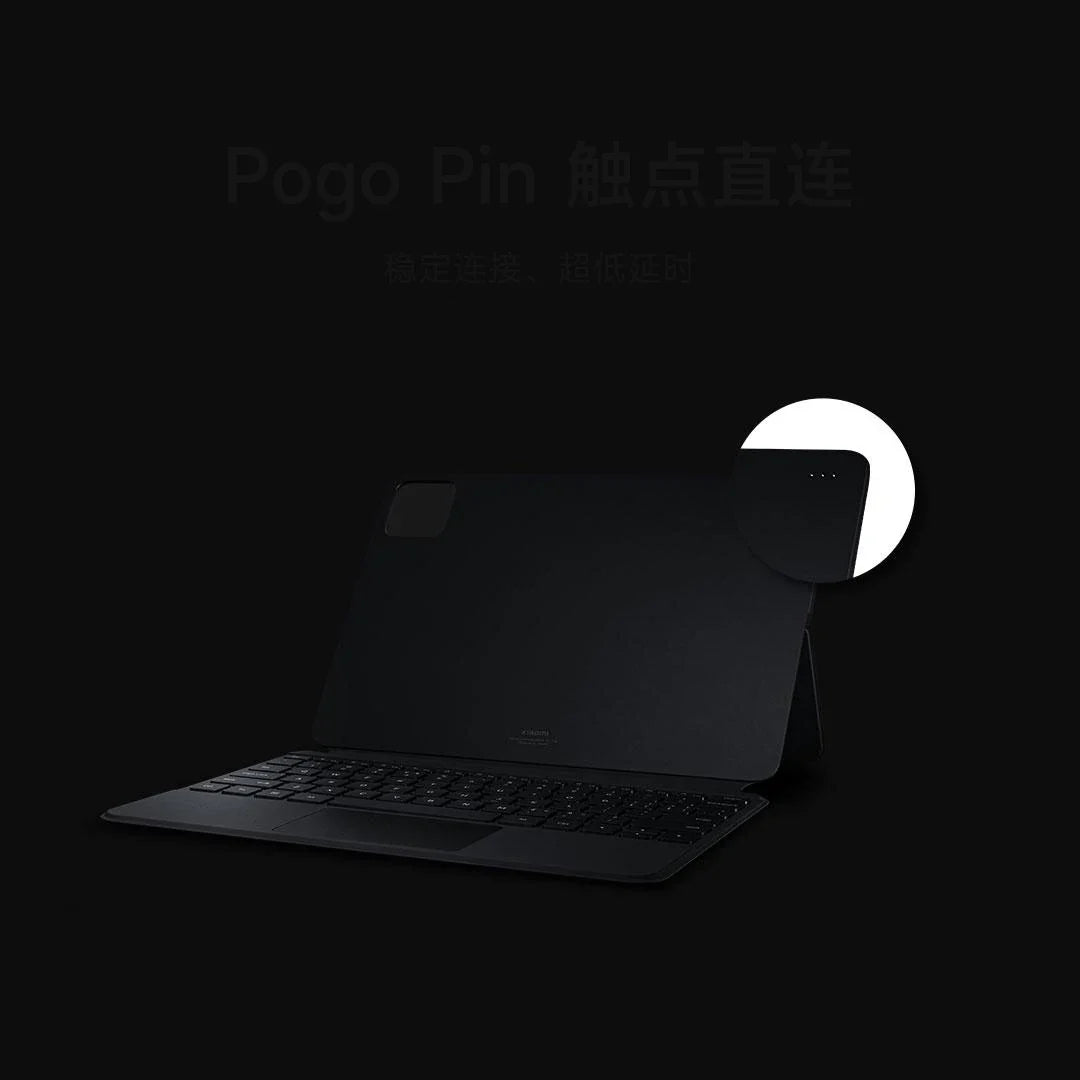 12.4 inch Smart Keyboard Case with Touchpad for Tablet Black