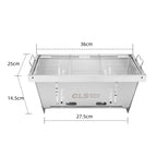 Outdoor Camping BBQ Stove – Compact Folding 304 Steel Grill