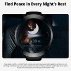 1.43" AMOLED Waterproof Smartwatch with Music Control, Heart Rate & Sleep Tracking
