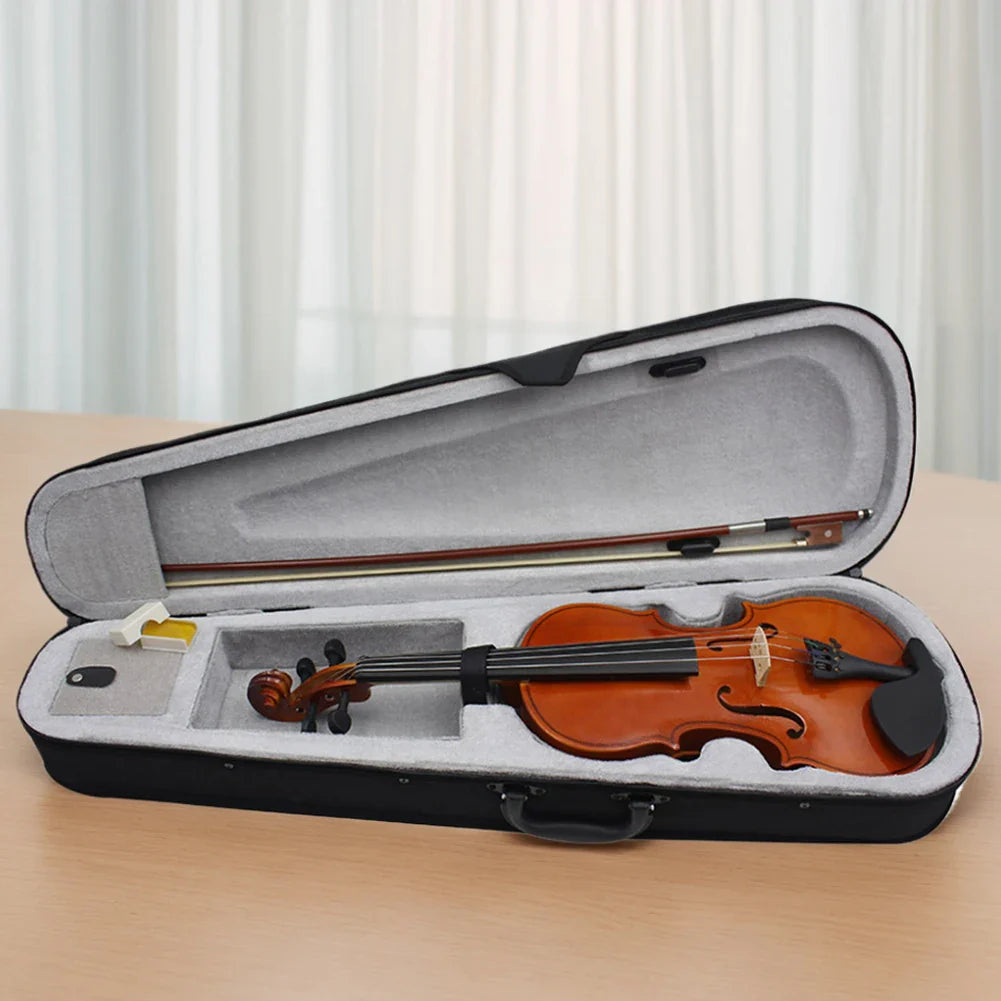 Full Size Beginner Violin Set with Case & Accessories
