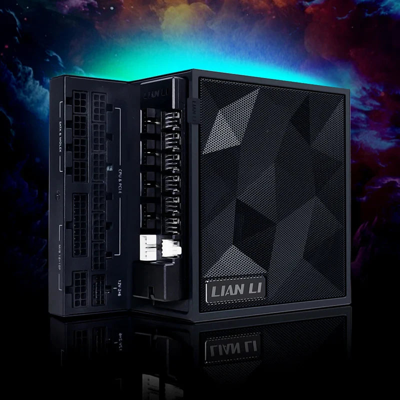 1000W Full Modular Power Supply with Gold Efficiency for Desktops - White