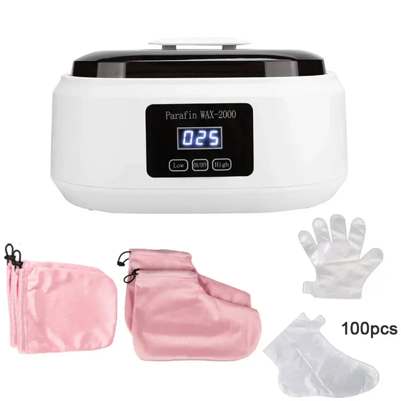 Paraffin 2L Wax Heater Set with Temperature Display for Spa