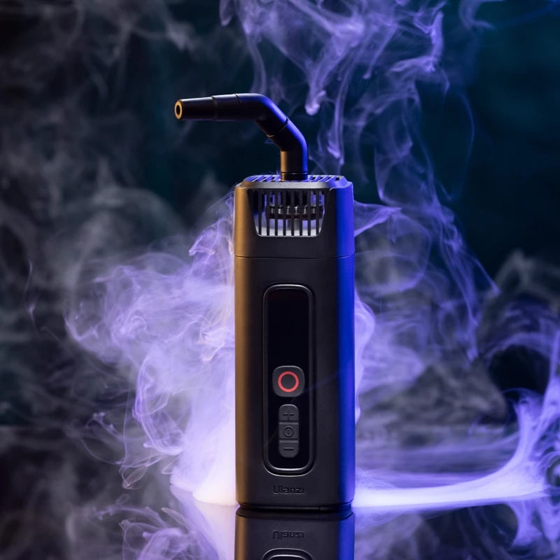 Compact 40W Cordless Fog Machine Black, Wireless Remote, for Film & Food Shoots