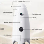 1080p Pet Camera with Motion Alerts, Treat Toss Feature