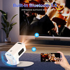 Mini Home Projector P330 Android 1080P, WiFi6, 4K Compatible