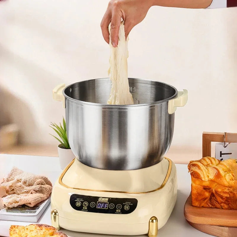 Household Dough Mixer – Compact Electric Kneader with Auto Mixing & Proofing for Home Use