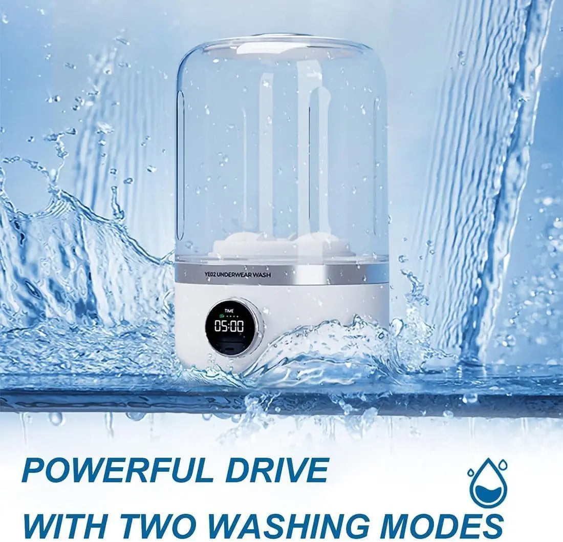 1L Portable Mini Washing Machine with USB Rechargeable Battery