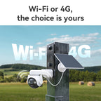 5MP Solar Outdoor PTZ Security Camera with Auto Tracking