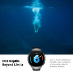 1.43" AMOLED Waterproof Smartwatch with Music Control, Heart Rate & Sleep Tracking
