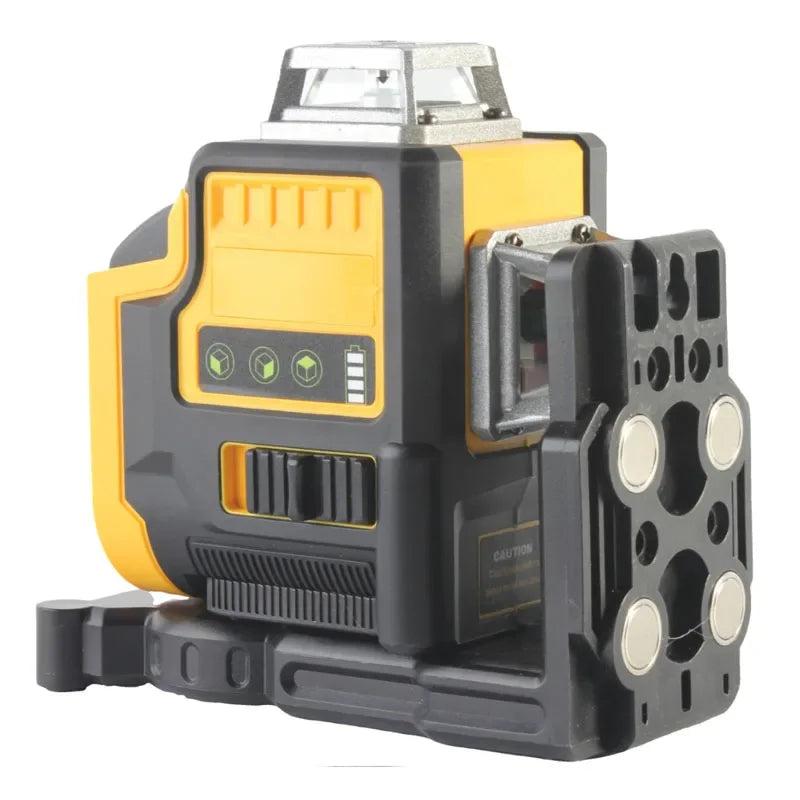 12-Line 3D Green Laser Level with 25m Range Without Battery