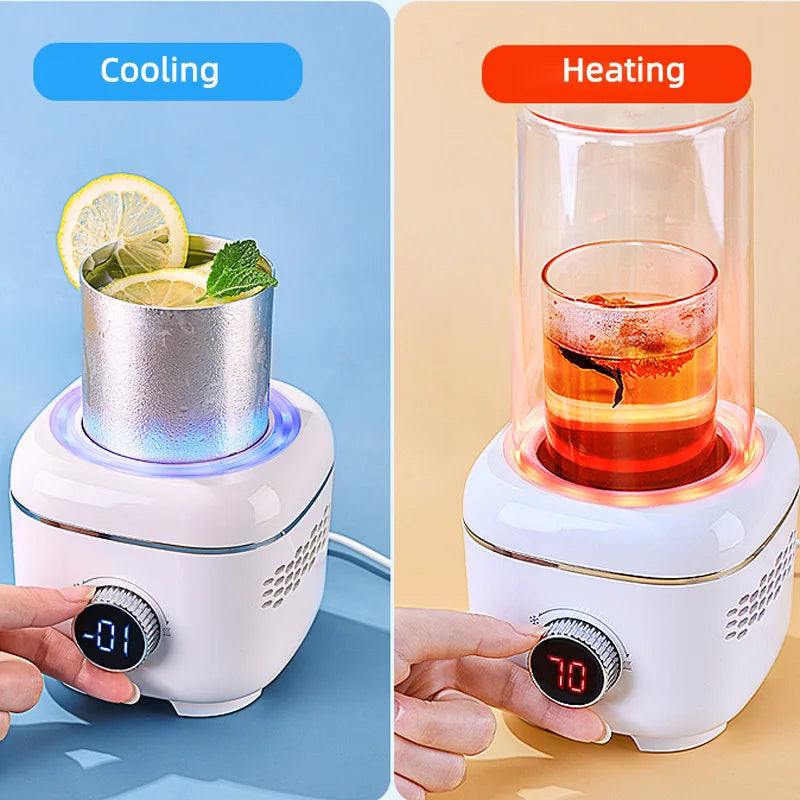 2-in-1 Electric Mug Warmer and Cooler Portable Beverage Cup