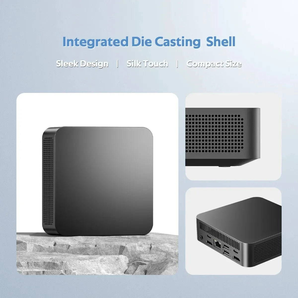 Mini Desktop PC Portable Intel i9 16GB RAM 1TB SSD Black