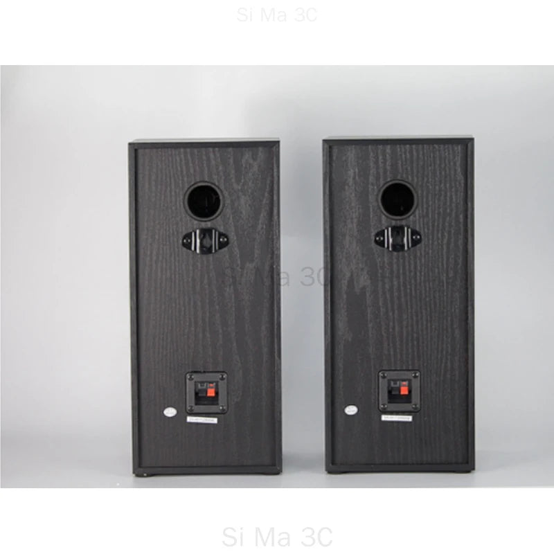 Portable 2.0 Stereo Speakers Wooden Cabinet, HiFi Surround, 60W Output for Home Audio