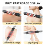 Heated Red Light Body Massager with 360° Roller – AU Adapter
