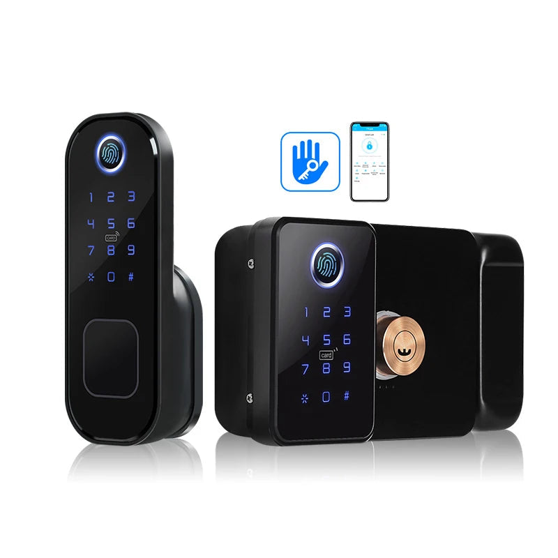 Smart Outdoor Gate Lock with WiFi, Fingerprint & Keypad Access