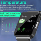 1.72" AMOLED Smartwatch with ECG and Blood Sugar Monitor