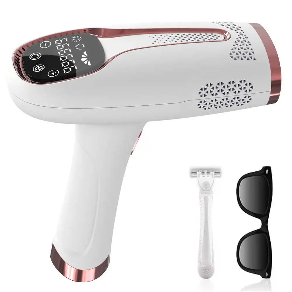 IPL Hair Remover 999999 Flashes, 5 Modes + Trimmer Home Use AU Plug System