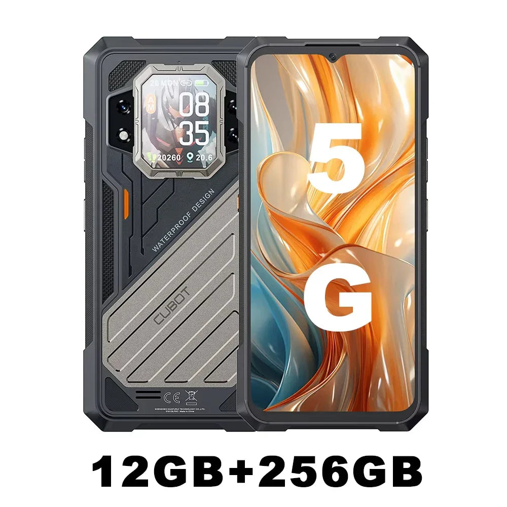 Outdoor Android 14 Phone with 48GB RAM and Fast Charge