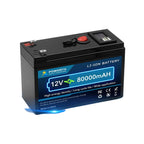 Portable 12V 150Ah Deep Cycle Lithium Battery Built-in Smart BMS for Solar, RV, Marine & Home Energy